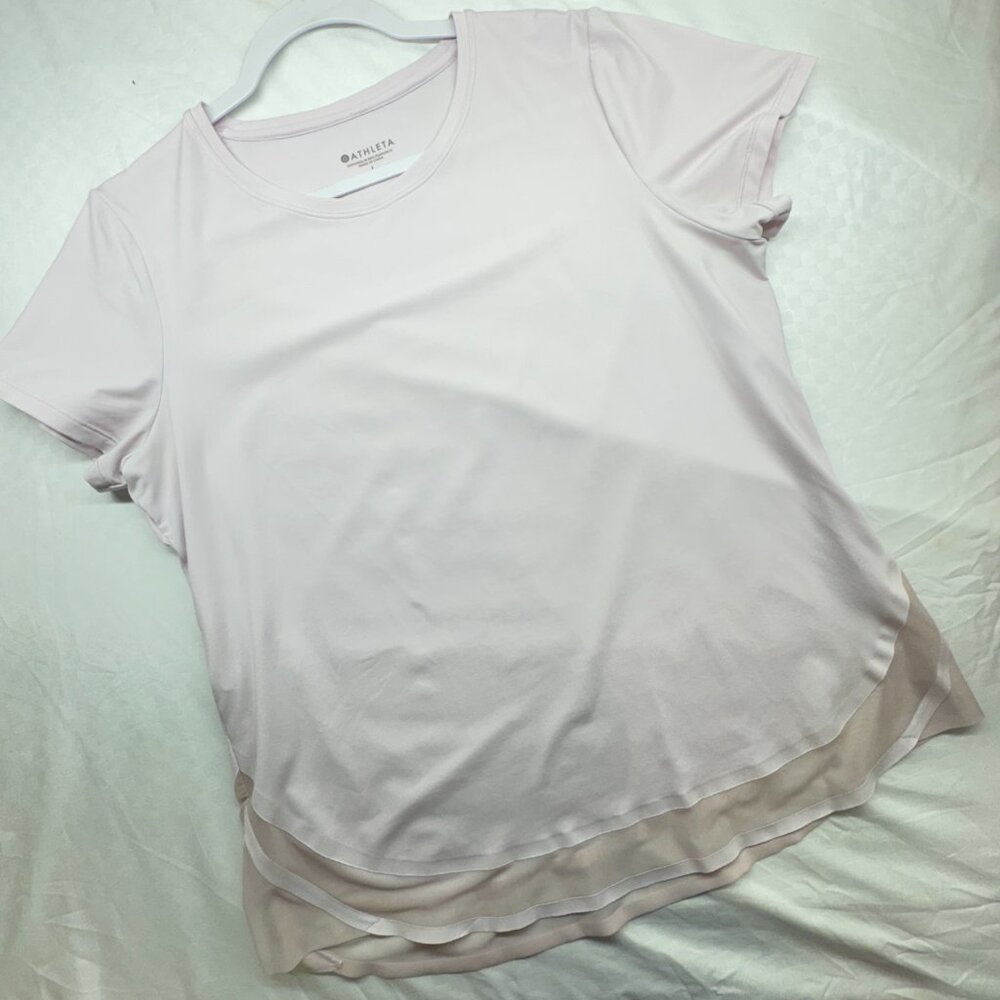 Athleta Cadence Tee in Light Pink - Picture 11 of 11